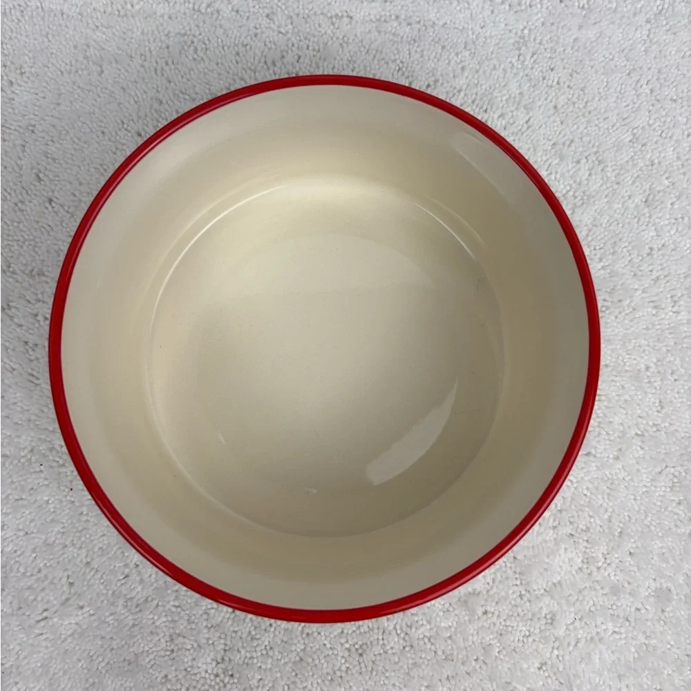 Pioneer Woman Maize Round Ceramic Nesting Bowl Featuring a Bird & Floral Pattern